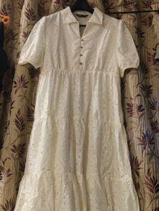Schiffli Embroidered Dress