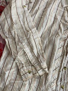 Striped Button-Down Shirt