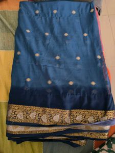 Elegant Blue Saree