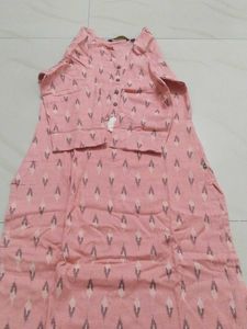 Pink Printed Kurti