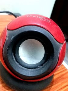 ADNet Mini Rechargeable (1.1 with 3.5mm jack Channel) For Laptop/Desktop 2 W Portable Mobile/Tablet Speaker