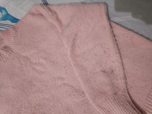 Aesthetic Pastel Pink Furry Jumper
