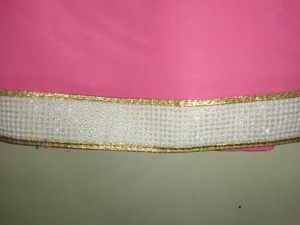 Pearl Less Pink Sarre With Blouse