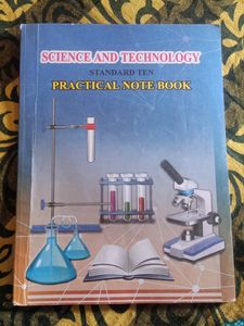 Science And Technology Practical Note Book 10th St