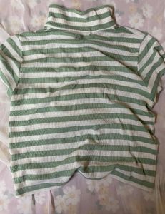 Westside Polo neck crop Top