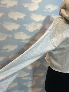 Rose Embroidered Hoodie