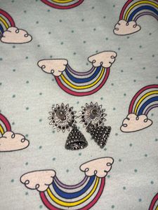 Oxidised Earrings