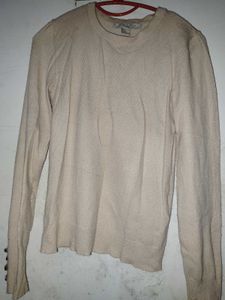 Elegant Beige Knit Top