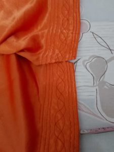 Rear Shimer Kurta With Satin Salwaar