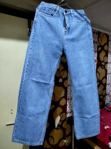 Blue Straight Jeans
