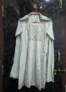 Green Kurta Set
