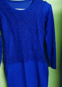 Light Blue Colour Bodycon Dress