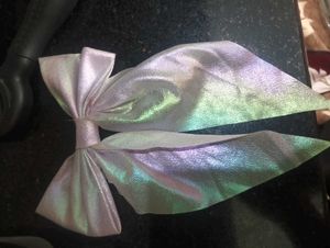 Iridescent Hair Bow
