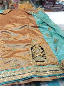 Elegant Sea Green Saree (Minor Issue)