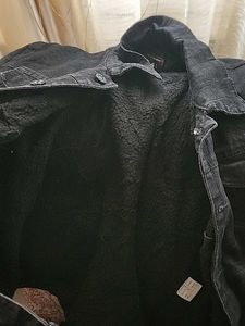 Black Fur Coated Denim Jacket❄️🫶🦋🥺