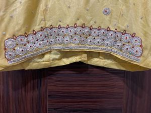 Yellow Embellished Dupatta