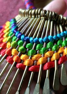 Multicolour Necklace - Thread Work