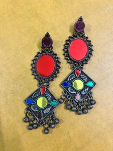 Colorful Ethnic Earrings
