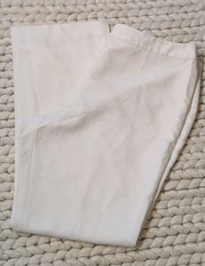 Straight Cut White Pants