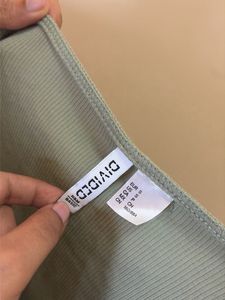 H&amp;M Green Ribbed Crop Top