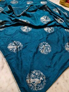 Gotta Patti Blouse An Beautiful Saree Available
