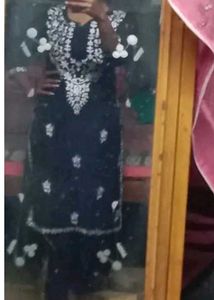 Black Embroidered Kurti