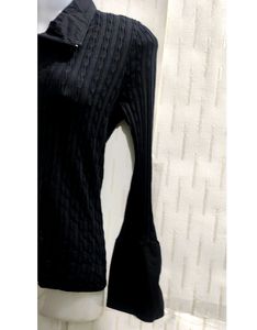 Black Zipper Top For Women&#39;s