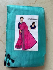 Unused Embroidery Saree