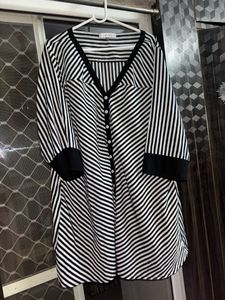 White And Black Shirt