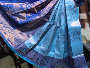 Elegant Blue Saree