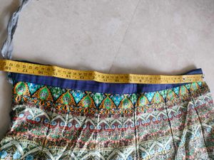 Patterned Ethnic Skirt