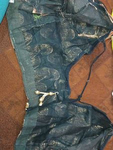 Black &amp; Gold Blouse Piece