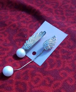 Pearl Wings Earring
