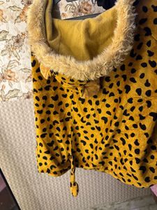 cute leopard, print sweater