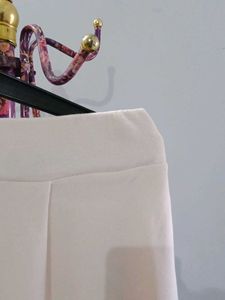 White Culottes Pants