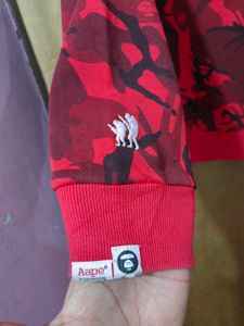 Aape now Camo Print Sweatshirt