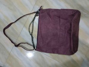 Imported Purple Hobo Bag