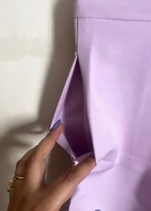Shein Lavendar Color Culottes