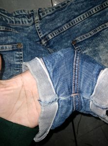 Denim shorts