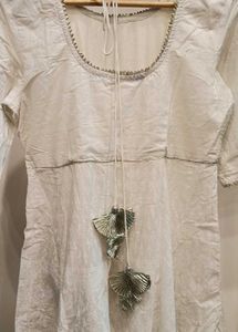 White Embroidered Maxi Dress