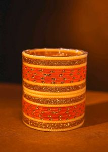 Trendy Colorful Plastic Bangles Pack Of - 2