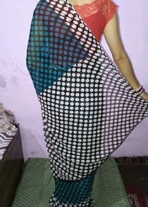 Polka Dot Saree