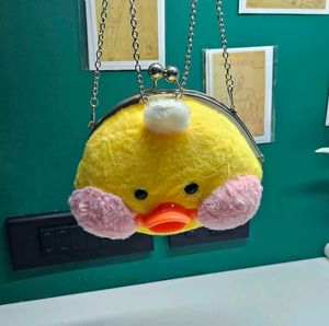 Duck Plush Sling Bag