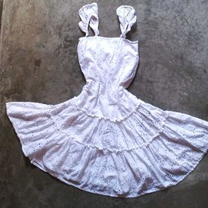 White Eyelet Sundress