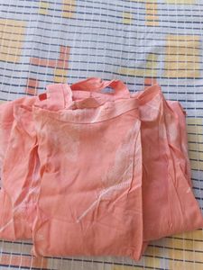 Check this outAKS Couture Women Peach-Coloured Pri