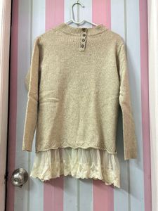 Elegant Layered Knit Sweater