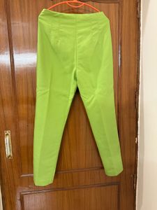 Green Straight Leg Pants