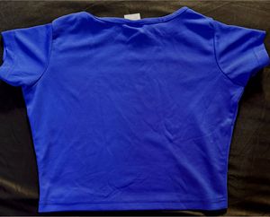 Blue Crop Top