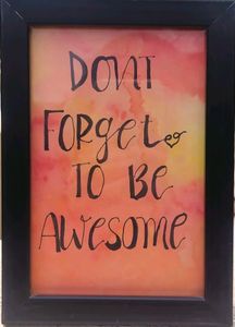 Wood Photo Frame With Motivational Quote Of Size: 4×6