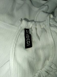 H&amp;M White Halter Top
